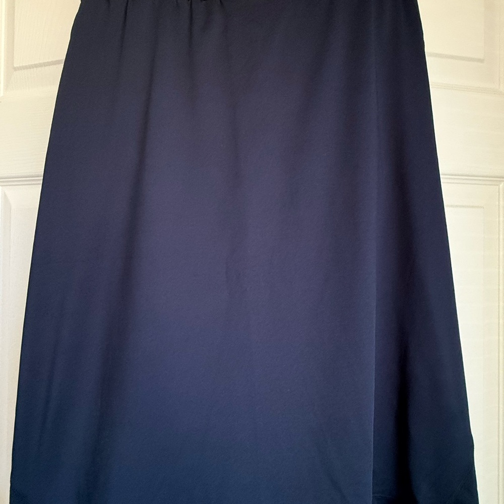Snoga  Navy Knee-Length travel skirt - Picture 5 of 9